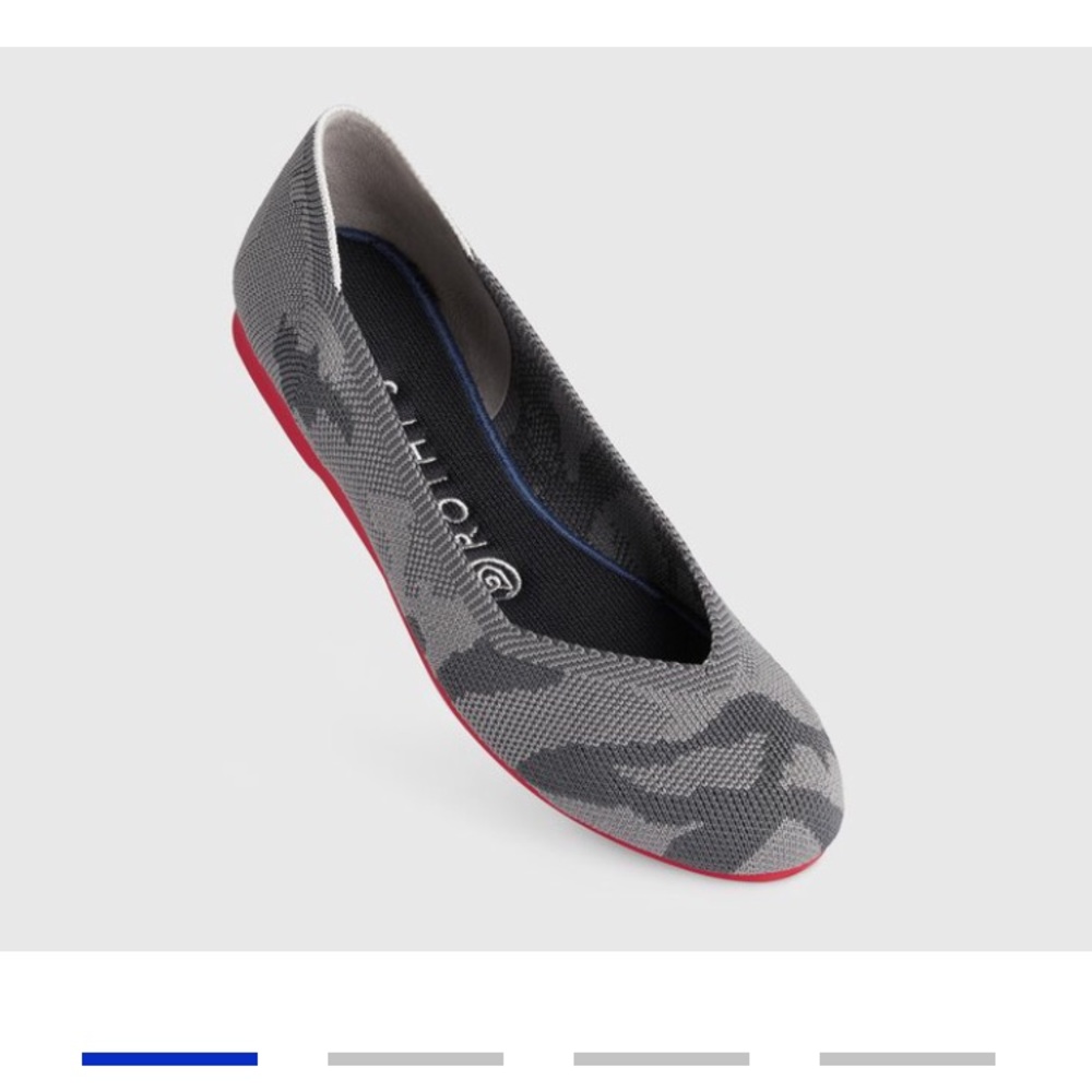 Rothy’s gray camo flat